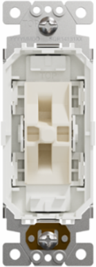 X Series 15A 3-Way Switch Module, 120V/277V, Flush Mount, cULus Certified