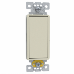 Switch, X Series, 15A, single pole, 4 way, light almond