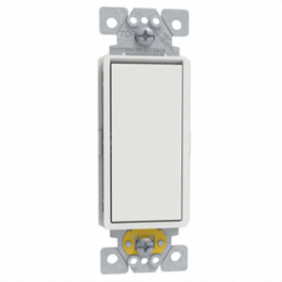 Switch, X Series, 15A, single pole, 4 way, white