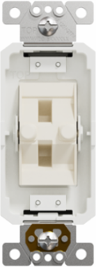X Series 15A 4-Way Switch Module 120V/277V, Flush Mounting, Matt Finish