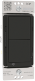 Switch, X Series, single pole, 3 way, WiFi, Matter, black