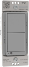 Switch, X Series, single pole, 3 way, WiFi, Matter, grey