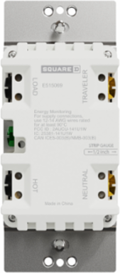 X Series 15A WiFi Energy Monitoring Rocker Switch 1 Rocker, Light Almond