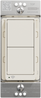 X Series 15A WiFi Energy Monitoring Rocker Switch 1 Rocker, Light Almond
