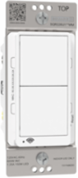 Switch, X Series, single pole, 3 way, WiFi, Matter, white