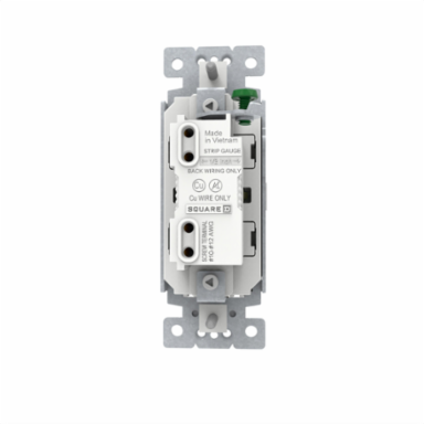 Switch, X Series, 20A, single pole, 1 way, black