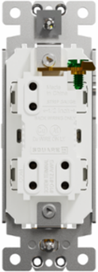 X Series 20A Single Pole Switch Module - Back Wire Clamps, 120/277 V