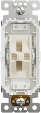 X Series 20A 3-Way Switch Module with Back Wire Clamps