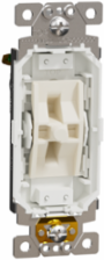 X Series 20A 3-Way Switch Module with Back Wire Clamps