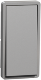 X Series Rocker Cover Plate 33mm Wide Grey Plastic Matte Finish