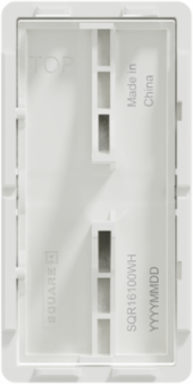 X Series Rocker Plate Matte White, 33 mm x 67 mm, Snap-On, cULus Certified