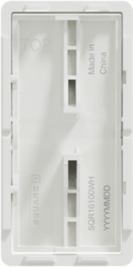 X Series Rocker Plate Matte White, 33 mm x 67 mm, Snap-On, cULus Certified