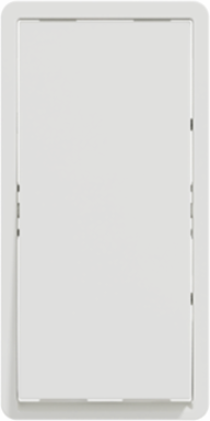 X Series Rocker Plate Matte White, 33 mm x 67 mm, Snap-On, cULus Certified