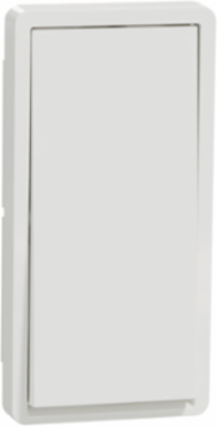X Series Rocker Plate Matte White, 33 mm x 67 mm, Snap-On, cULus Certified