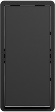 X Series Rocker Cover Plate, 67 mm Height, Matte Black Finish