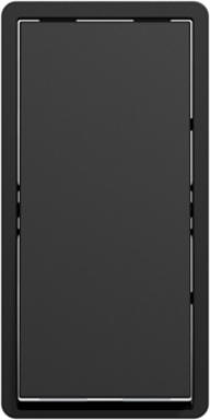 X Series Rocker Cover Plate, 67 mm Height, Matte Black Finish
