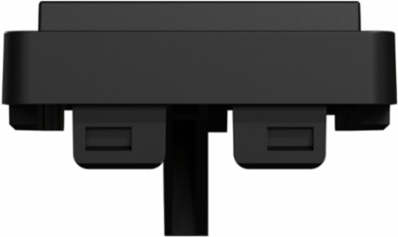 X Series Rocker Cover Plate, 67 mm Height, Matte Black Finish