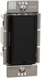 Dimmer 600 W 1P Black X Series, Halogen/Incandescent/LED Compatible
