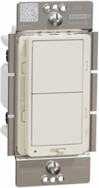 X Series Dimmer Switch 600W 1P Light Almond, 1 Gang