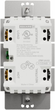 Connected Dimmer, 600 W, 1 Gang, Wireless Zigbee, White