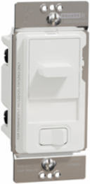 X Series 15A Matte White Slider Dimmer, 120V, 1 Gang, 3 Way