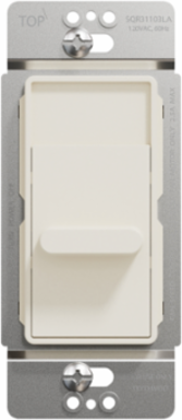 X Series 2.5A Slide Fan Controller, Light Almond, Flush Mount