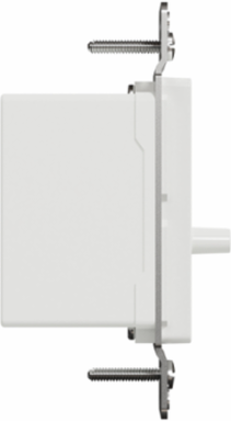 X Series 2.5A 1-Way Slide Fan Controller, 48mm Width, White Finish
