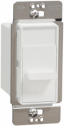 X Series 2.5A 1-Way Slide Fan Controller, 48mm Width, White Finish