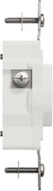 X Series Single Outlet 15A 125V Tamper Resistant Matte White