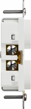 X Series 20A 125V Tamper Resistant Duplex Outlet, 1 Gang, White