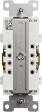 X Series 20A 125V Tamper Resistant Duplex Outlet, 1 Gang, White