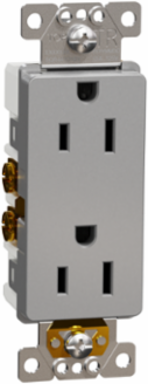 X Series Tamper Resistant Duplex Receptacle 15A 125V, 1 Gang, Flush Mount