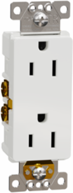 X Series 15A 125V Tamper Resistant Duplex Outlet 10 Pack, 36 mm Width