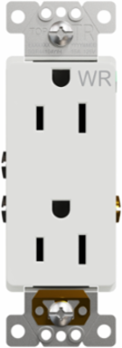 X Series 15A 125V Outdoor Tamper Resistant Receptacle, 1 Gang, Weatherproof