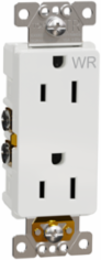 X Series 15A 125V Outdoor Tamper Resistant Receptacle, 1 Gang, Weatherproof