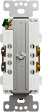 X Series 15A 125V Tamper Resistant Duplex Receptacle, 1 Gang, White