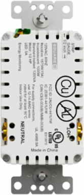 X Series WiFi Energy Monitoring Duplex Receptacle 15A 125V, 2 Sockets