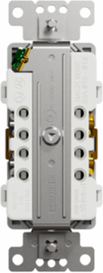 X Series Tamper Resistant 20A 125V Duplex Receptacle, Flush Mount, Grey