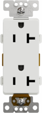 X Series 20A 125V Tamper Resistant Duplex Receptacle 30 Pack, White