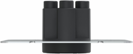 Socket-outlet, X Series, 30A, standard, for dryer, 4 11/16" cover plate, commercial, black, matte finish