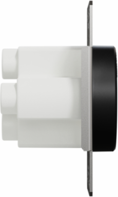 X Series 50A 125/250V Flush Mount NEMA 14-50R Socket Outlet, Black 2.52 Inch Width