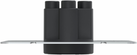 Socket-outlet, X Series, 50A, standard, for range, 4 11/16" cover plate, commercial, black, matte finish