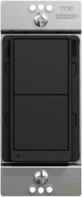 X Series Z-Wave Plus Rocker Switch, 15A, 120V, Matte Black
