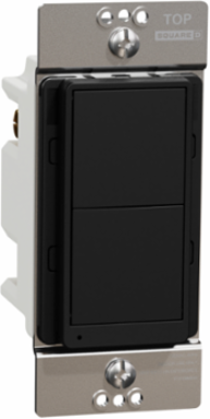 X Series Z-Wave Plus Rocker Switch, 15A, 120V, Matte Black