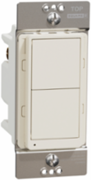 X Series 15A Z-Wave Plus Rocker Switch, 120V, 44mm Width, Light Almond