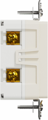 X Series 15A 125V GFCI Duplex Receptacle, Light Almond, 2 Outlets, Flush Mount