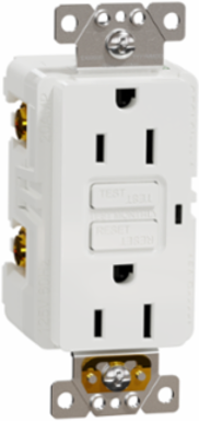 X Series GFCI Duplex Receptacle 15A 125V Tamper Resistant White