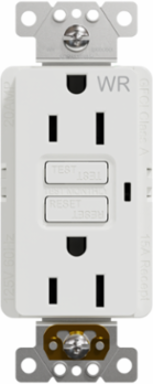X Series 15A 125V Outdoor Tamper Resistant GFCI Duplex Receptacle 1-1/2 Inch