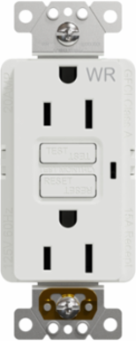 X Series 15A 125V Outdoor Tamper Resistant GFCI Duplex Receptacle 1-1/2 Inch