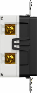 X Series GFCI Duplex Receptacle, 20A 125V, Tamper Resistant, Matte Black